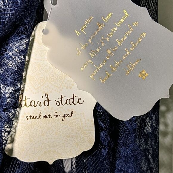 *NEW* STAR'D STATE LADIES SZ SMALL TANK W\LACE - Picture 3 of 11